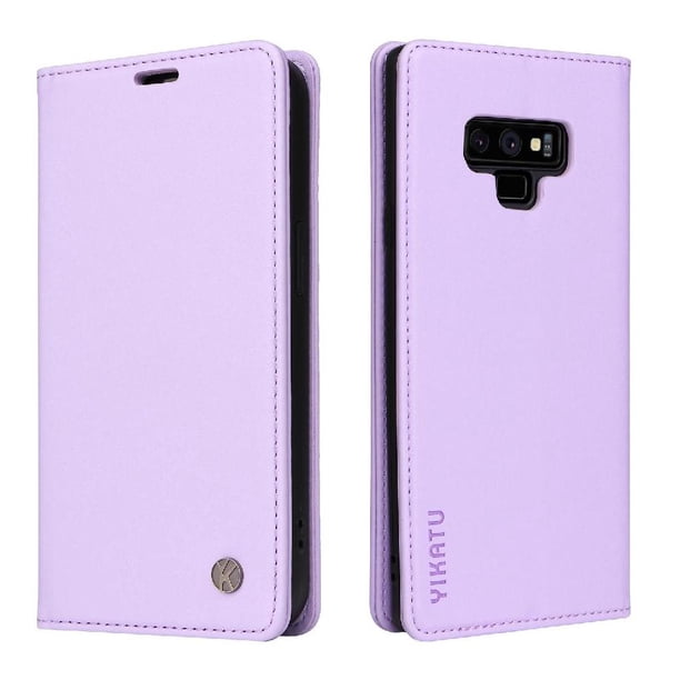 Funda para Samsung Galaxy Note 9 Estuche de Cuero PU Tipo Cartera con Ranuras para Tarjetas y Cierre Magnético