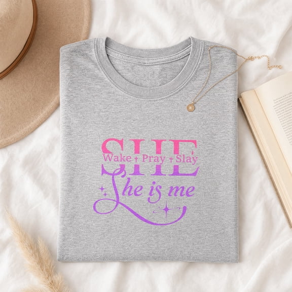 Jollimate She Wake Pray Slay Shirt, Christian Women Shirts, T-Shirt Gift For Prayer, Christian Gifts