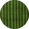 thumbnail image 1 of Ahgly Company Indoor Round Abstract Green Modern Area Rugs, 6' Round, 1 of 4