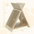 thumbnail image 3 of Costway Triangle Cat Scratcher with Ramp & Tunnel. for Clawing & Furniture Protection, 3 of 10