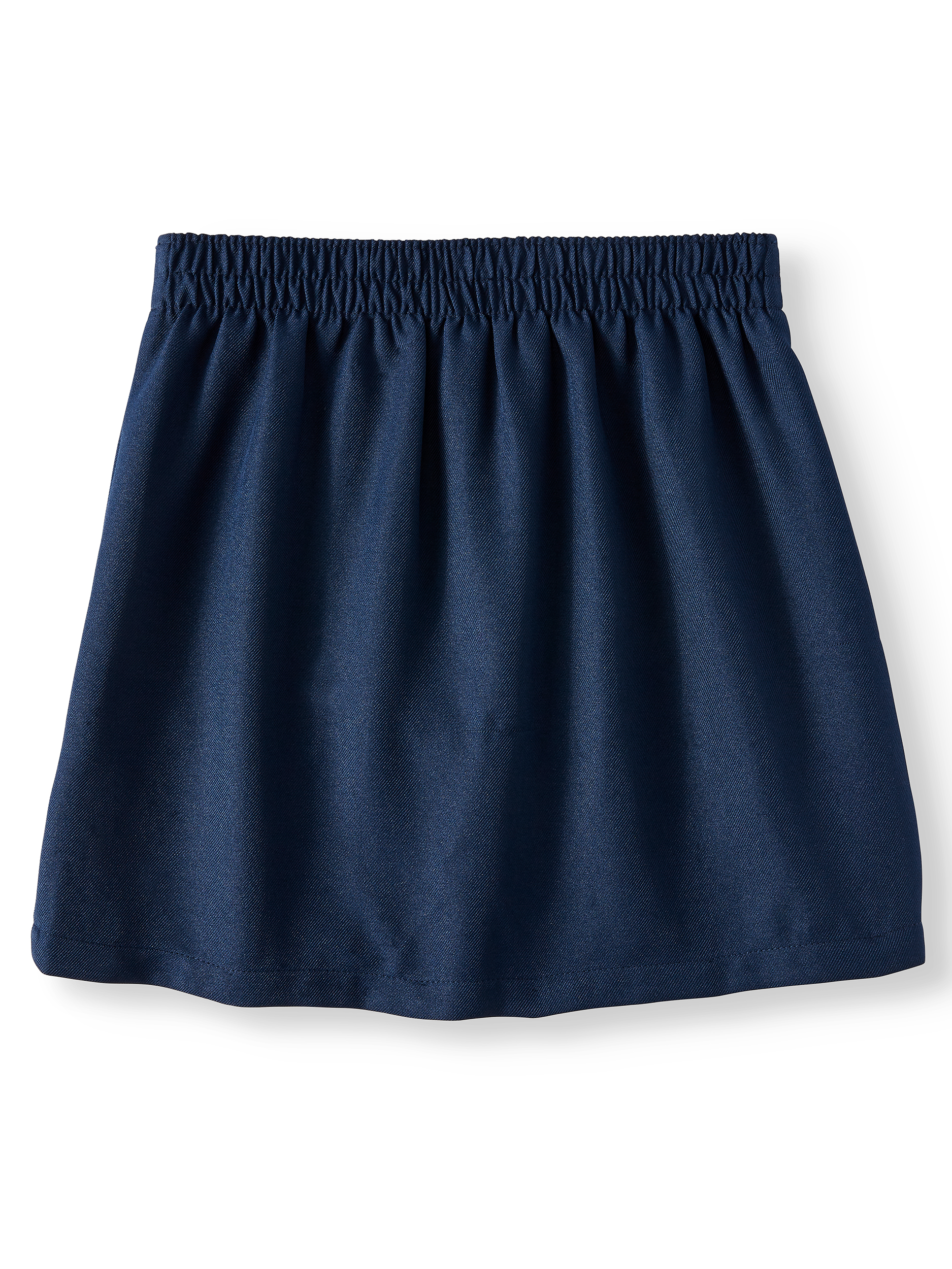 Wonder Nation Girls School Uniform Pleated Belted Scooter Skirt, Sizes 4-16 & Plus - image 2 of 3