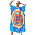 thumbnail image 1 of LinYooLi Swimsuit Coverup Women Beach Robe Print Long Blouse Plus Size Bikini Gown Holiday Dress, 1 of 2