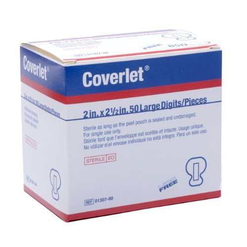 Coverlet Bandages and Dressings, Fingertip, 2" x 2 1/2"