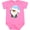 Raspberry, variant on Inktastic Cute Christmas Penguin in Blue Hat Boys or Girls Baby Bodysuit