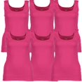 thumbnail image 5 of Gildan Women's Ribbed 100% Cotton Tank Top - 6 Pack 6 Smoke Small, 5 of 7