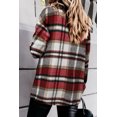 thumbnail image 3 of Women's Geometric Plaid Print Pocketed Shirt, 3 of 4