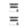 thumbnail image 2 of Sonducket Guitar Saddle Tailpiece Professional Repair Accessories Replace Replacement Fixed Component Bridge Fitting Instrument String 2piezas, 2 of 6
