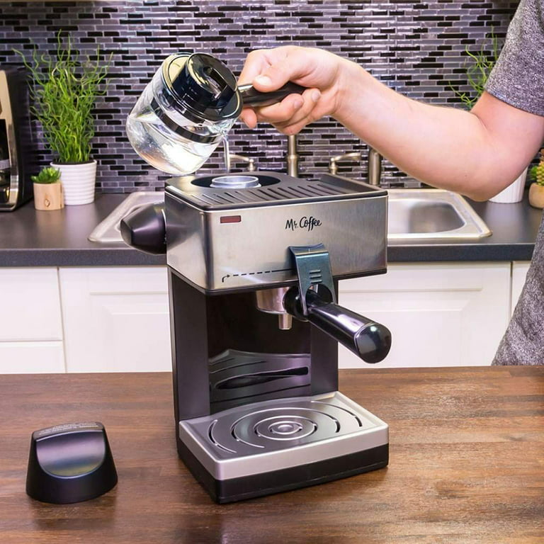 Mr. Coffee® Espresso Maker - Making Capuccino & Latte 