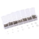 thumbnail image 5 of Kit de 1500 piezas de anillas abiertas para reparar collares y manualidades (con plástico). Plata, 5 of 9