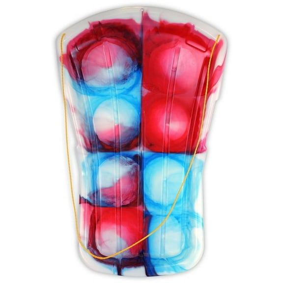 Emsco SnoSprint Racer Sled with Tie-Dye Pattern and Enhanced Safety by EMSCO