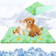 thumbnail image 4 of Tapete refrescante para perro, almohadilla de refrigeración mejorada de dos caras para perros, gatos, cachorros, manta suave para dormir para mascotas, mantiene fresca en verano con bonito, 4 of 20