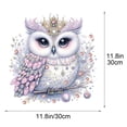 thumbnail image 3 of Diamond Art Kits For Adults Elegant Owl DIY Rhinestone Kit, Exquisite Pearl Diamond Painting Kits for Home Wall Decor, 3 of 8