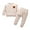 Beige, variant on WIBACKER Toddler Baby Boy Fall Winter Clothes Cartoon Bear Long Sleeve Knitted Pullover Tops+Pants Outfit Set
