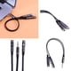 thumbnail image 4 of Adaptador de cable divisor Y de audio estéreo de 3,5 mm macho a 2 hembra para auriculares Mic, 4 of 8