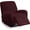 Lychee Red, variant on Leather Look Loveseat Recliner Cover, 6-Pieces Stretch Dual Recliner Sofa Covers, Soft Reclining Couch Slipcover, Washable Furniture Protector for Pets (2 Seater, Brown)