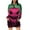 Hot Pink B, variant on Taqqpue Halloween Print Hoodie Dress for Women Fashion Ghost Pumpkin Witch Mini Dresses Long Sleeve Outfit Cosplay Party Dress with Pockets
