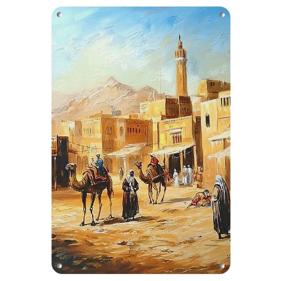 Room Decor Premium Frameless Wrought Iron Painting, 8X12 Inches - High Quality Durable Metal Iron, Suitable for Artists, Perfect for Room Decoration