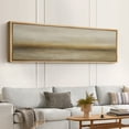 thumbnail image 2 of Large Framed Canvas Wall Art Abstract Landscape Print for Living Room Decoration - 60"x20" Natural Framed, 2 of 7