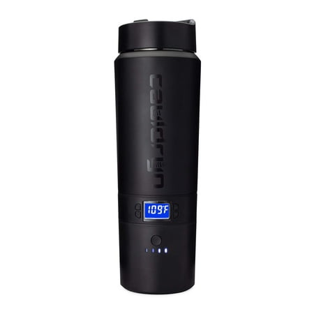 Cauldryn Coffee Travel Mug - Heated Mug, Vacuum Bottle, Temperature Controlled Mug, Battery Vacuum Bottle that Brews Coffee or Tea as well as Boils Water and Maintains Your Selected Temp All Day (Best Temperature To Brew Coffee)