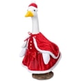 thumbnail image 3 of Christmas Porch Goose Outfits, Warm Holiday Style Clothes for 23 Inch Goose Statue, Beautiful Decor for Yard, Patio and Christmas Scene Layout, 3 of 8