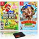 thumbnail image 1 of Nuevo Super Mario Bros. U Deluxe + Donkey Kong Country: Tropical Frozen, Paquete de Dos Juegos, Nintendo Switch, 1 of 3