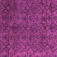 thumbnail image 1 of Ahgly Company Indoor Square Oriental Purple Modern Area Rugs, 7' Square, 1 of 4
