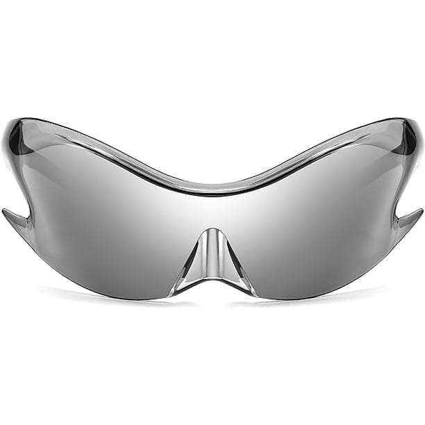 Gafas De Sol Futuristas Sin Marco De Alta Calidad Protección UV400