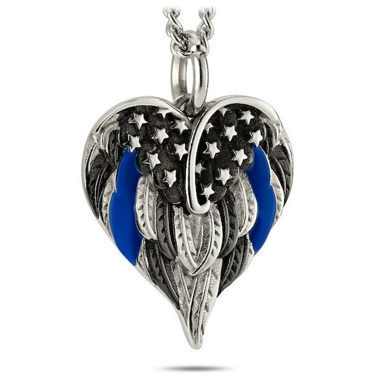 Thin 2024 heart necklace