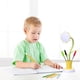 thumbnail image 2 of Lámpara de escritorio para niños (amarilla), creativa, LED recargable, con protección ocular, sensor táctil, regulable, para mesita de noche y portalápices., 2 of 5
