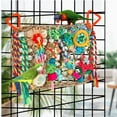thumbnail image 3 of Budgie Toy, Parrot Chew Toy Colorful Natural Wood, 3 of 6