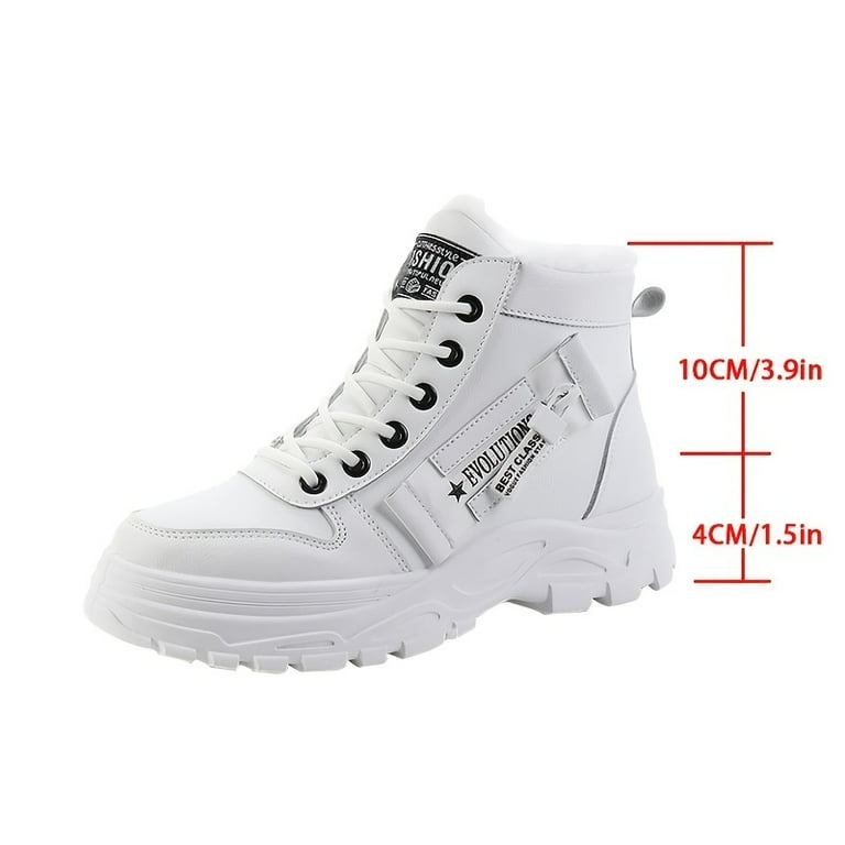 Women s Casual High Top Shoes Winter Plush Lined Warm Shoes