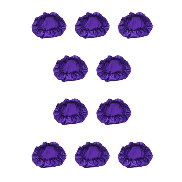 Toystoory 1 pieza de gorro para el cabello de una sola capa, atractivo elástico, satén, transpirable, gorro para el cuidado del cabello, bufanda para la Lavanda Código promedio 10piezas Toystoory CBP191078