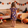 thumbnail image 6 of NOLDARES Girls Nightgowns Toddler Nightgown Halloween Cute Pajamas Dress Night Gowns for Kids Girl Clothes Girls' Sleepwear(N212-Purple), 6 of 7