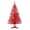 Red, variant on Mayhihi 4ft Lighted Red Christmas Tree with 50 Warm White Lights, Small Tinsel Artificial Holiday Tree for Indoor Spaces