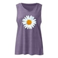 thumbnail image 3 of Wycnly Summer Saving Tank Top for Women Womens Tank Tops Breathable Lightweight Loose Fit Workout Tank Tops 2024 Casual Daisy Print Sleeveless Tee Shirts Girls Sleeveless Shirt, 3 of 3