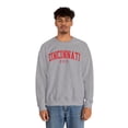thumbnail image 5 of Cincinnati Ohio Sweatshirt Gifts Crew Neck Shirt Long Sleeve Unisex, 5 of 7