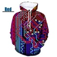 thumbnail image 2 of Sudadera con capucha para hombre y mujer, con estampado completo de circuito, cuello redondo, informal, de talla grande, para otoño e invierno, 2 of 5