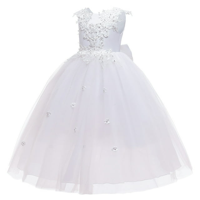 Robe Vintage Fleurie Dentelle Sans Manches Longueur Robe de Soirée de Mariage Robe de Danse