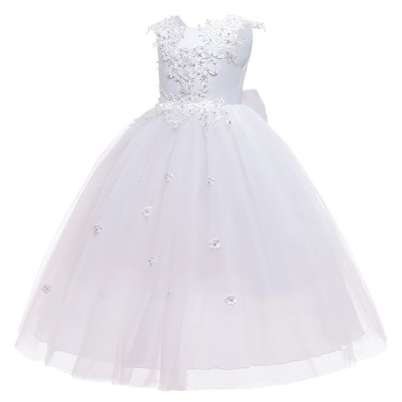 Robe Vintage Fleurie Dentelle Sans Manches Longueur Robe de Soirée de Mariage Robe de Danse