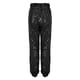 thumbnail image 4 of Pantalones Casual Tallas Grandes Elastic Waist Pantalones de tela con lentejuelas altas, cintura con volantes, cinta de estilo de pie a la , pantalones sexis para mujer, 4 of 5