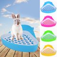 thumbnail image 1 of Zeus Durable Pet Cavy Rabbit Pee Toilet Small Animal Hamster Litter Tray Clean Tool, 1 of 7