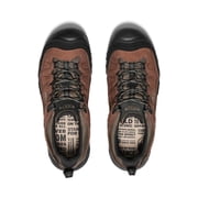 Keen Men's Targhee 4 Low Waterproof Hiking Shoe, Bison/Black, Size 9
