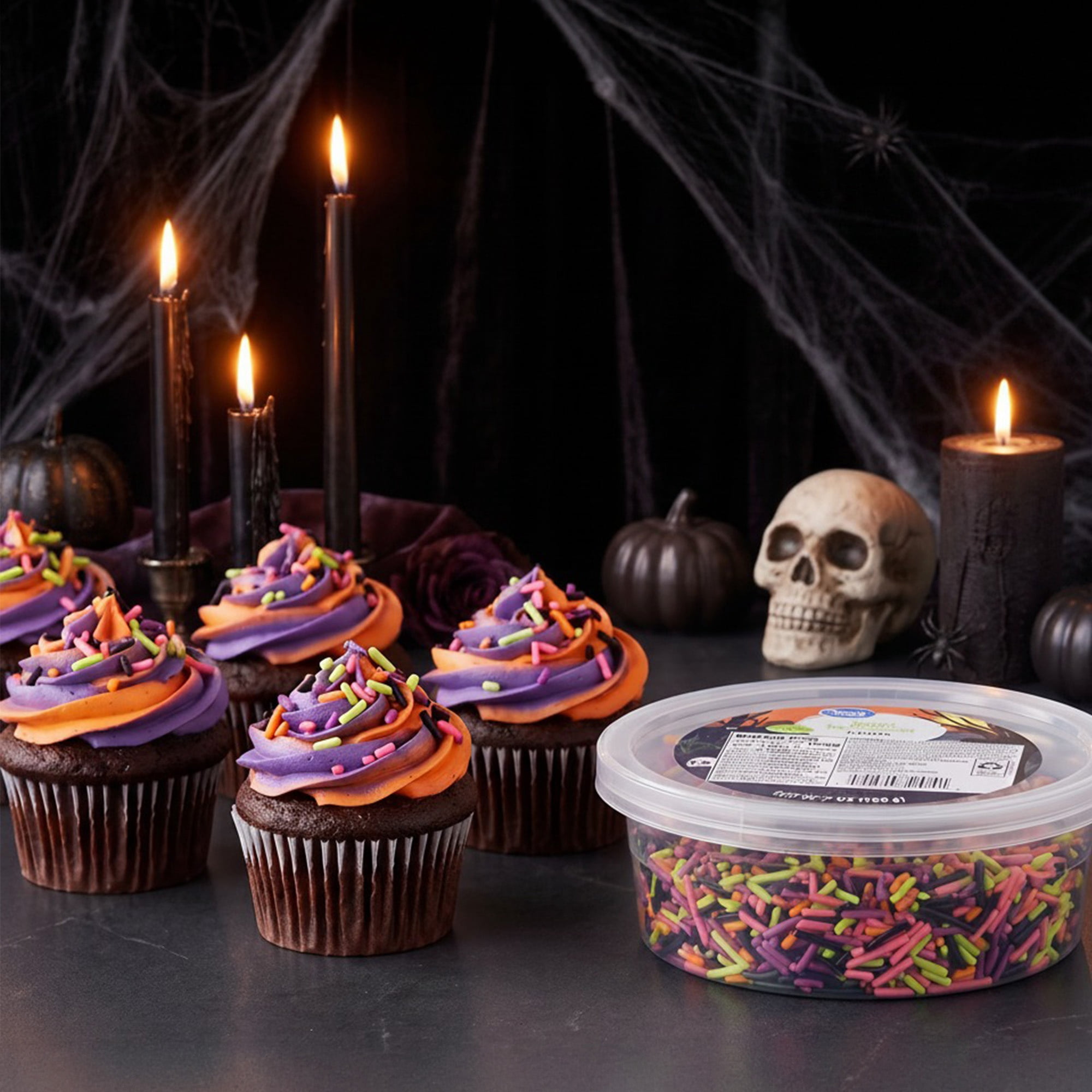 Great Value Bright Halloween Decorating Sprinkles, 7 oz