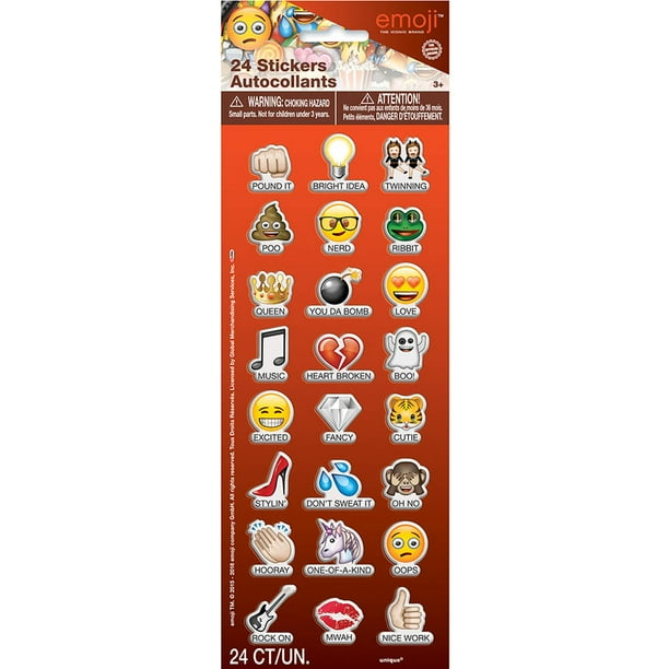 Emoji Sayings Puffy Sticker Sheet, 1ct