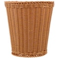thumbnail image 3 of Cesta de residuos tejidos domésticos Canasta de plástico Woven Style Pastoral Storage Canasta de almacenamiento, 3 of 7