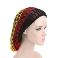 thumbnail image 5 of Women Hand Crochet Hair Woven Hair Net Hair Cap Night Sleep Cap Beauty Products, 5 of 8