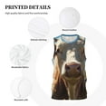 thumbnail image 3 of Honeii Prairie Flower Cow print basktball shirt for men and women, Unisex basketball jersey for Theme party-X-Large, 3 of 6