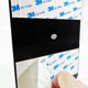 thumbnail image 4 of 1 pieza de letrero de género neutro, plástico, blanco sobre negro, Braille, 6 x 9 , señal de advertencia de señalización, 4 of 4