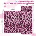 thumbnail image 5 of Pink and Gray Of Leopard Print Toddler Nap Mats for Kids Preschool,Sleeping Mat Bag or Kids,Toddler Sleeping Bag,Toddler Nap Mat or Daycare, 5 of 6