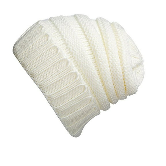 PaZinger Stretch Cable Slouchy Beanie Hat Trendy Warm Chunky Soft Knit Cap